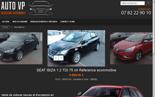 autovp.fr website preview