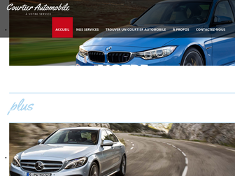 courtierautomobile.com website preview