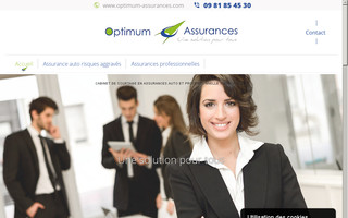 optimum-assurances.com website preview
