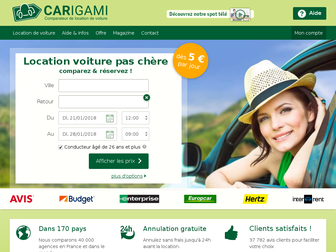 carigami.fr website preview