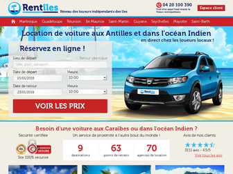 rentiles.fr website preview