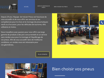 pneusvulcain.fr website preview