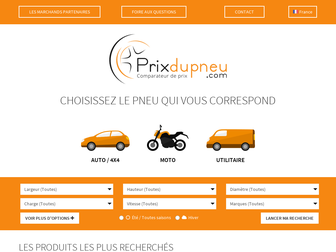 prixdupneu.com website preview