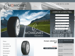 momignies-pneus.com website preview