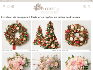 flower.fr website preview