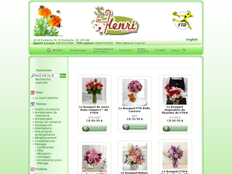 fleuristehenri.com website preview