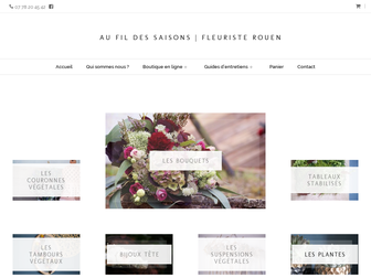 aufildessaisons-rouen.fr website preview