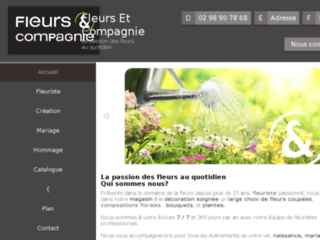 fleursetcompagnie.fr website preview