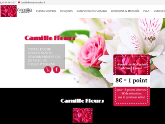 camillefleurs-fleuriste.com website preview