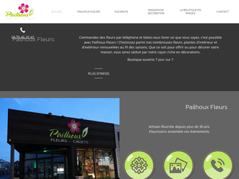 pailhoux-fleurs.com website preview