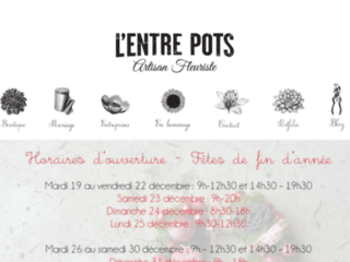lentrepots-artisanfleuriste.com website preview