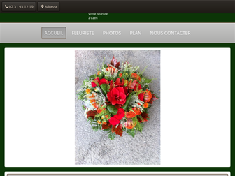 fleuriste-caen.fr website preview