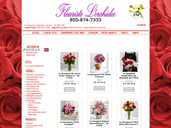 fleuristelorchidee.com website preview