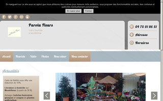 fleuriste-parola-montelimar.fr website preview