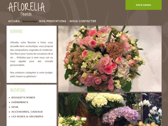 fleuriste-aflorelia-paris.fr website preview