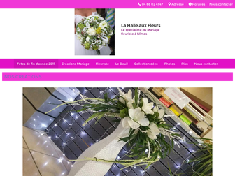 fleuriste-lahalleauxfleurs-nimes.fr website preview