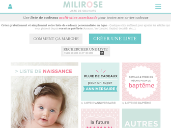 milirose.com website preview