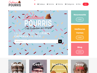 cadeaux-pourris.com website preview