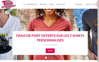 tout-personnaliser.com website preview