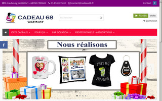 cadeau68.fr website preview