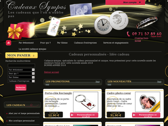 cadeaux-sympas.com website preview