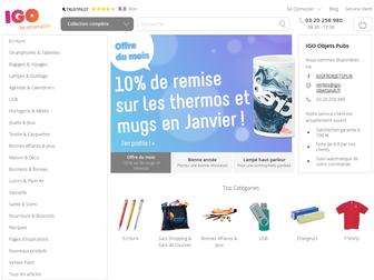 igo-objetspub.fr website preview