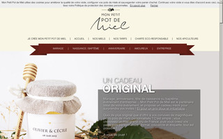 mon-petit-pot-de-miel.com website preview