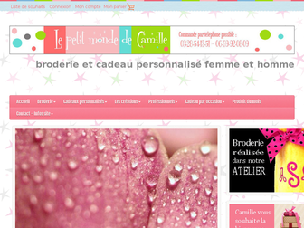 lepetitmondedecamille.com website preview