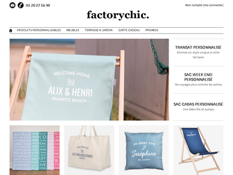 factorychic.com website preview