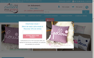 unecuillerepourpapa.com website preview