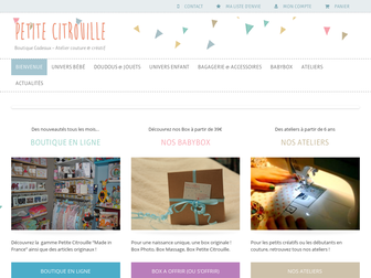 petitecitrouille.fr website preview