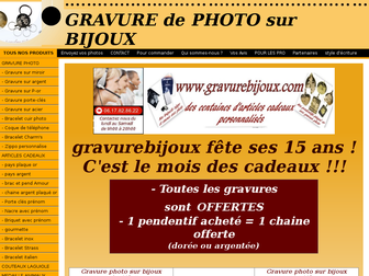 gravurebijoux.com website preview