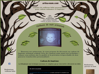 artisa-num.com website preview