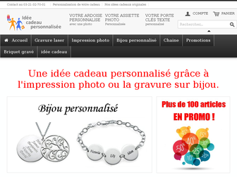 idee-cadeau-personnalise.com website preview