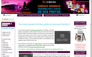 gravure-portrait3d.fr website preview