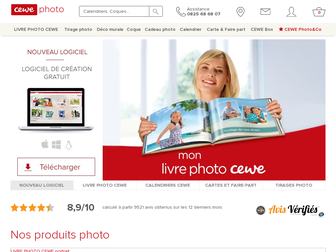 cewe-photo.fr website preview