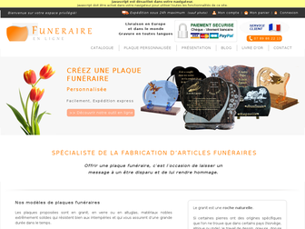 funeraireenligne.com website preview