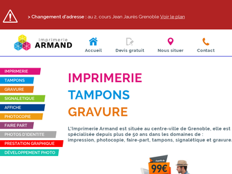 imprimerie-grenoble.fr website preview