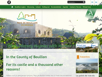 bouillon-tourisme.be website preview