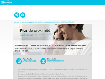 lydia.bouillon.capifrance.fr website preview