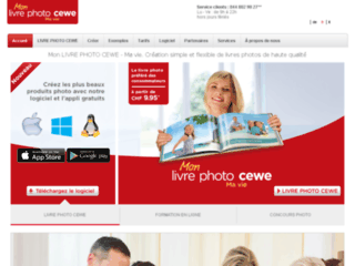 livrephoto-cewe.ch website preview