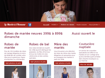 lamarieealhonneur.com website preview