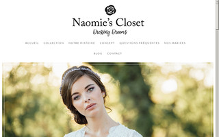 naomiescloset.fr website preview