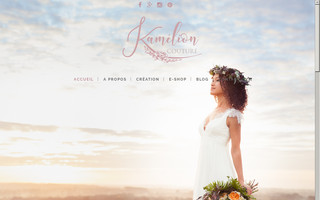 kamelion-couture.fr website preview