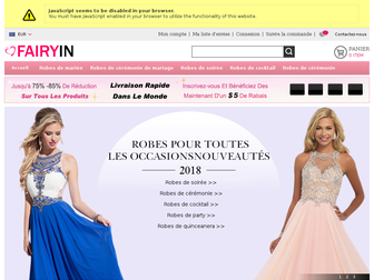 fairyin.fr website preview