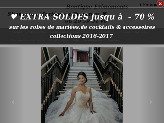 boutiqueevenements.com website preview