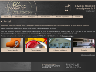 maison-collignon.com website preview
