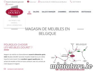 meubles-douret.com website preview