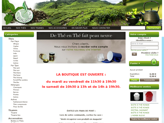 detheenthe.fr website preview