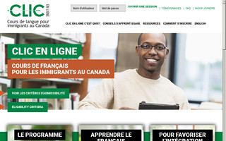 clicenligne.ca website preview